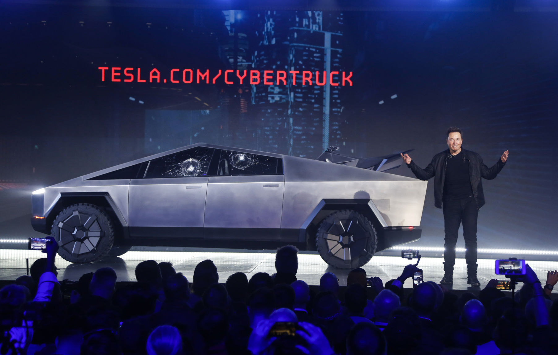 APTOPIX Tesla Pickup
